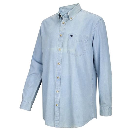 Hoggs Archerfield Denim Shirt - Light Blue