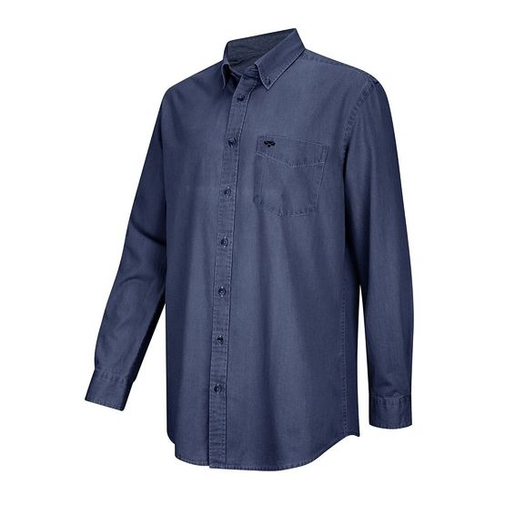 Hoggs Archerfield Denim Shirt - Dark Wash
