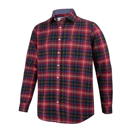 Hoggs Pitmedden Flannel Rust Check Shirt