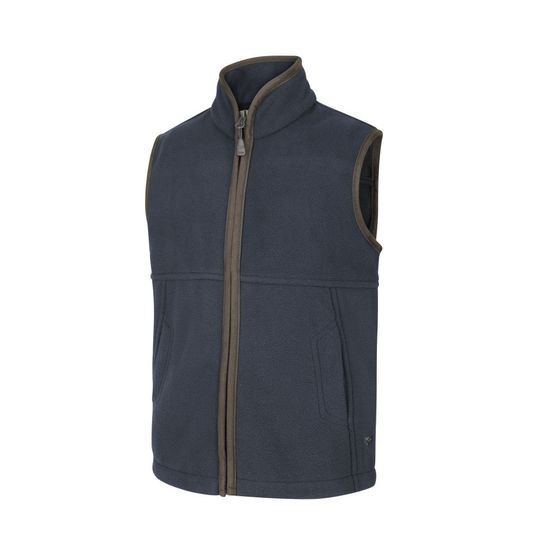 Hoggs Woodhall Junior Navy Fleece Gilet