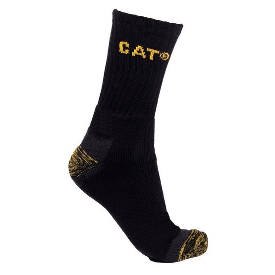 Caterpillar Premium Work Sock 3 Pair Pack in Black