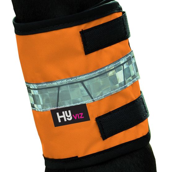 HyVIZ Leg Bands - Orange/Black