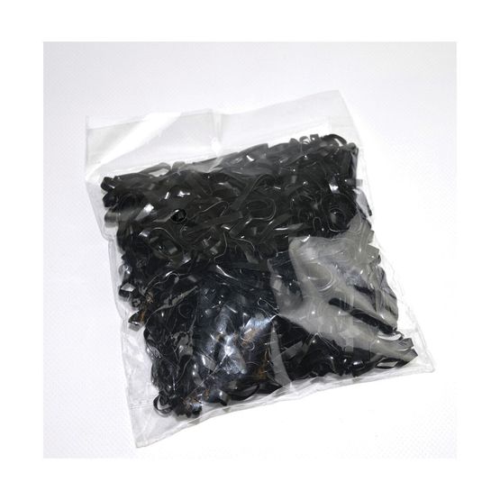 Lincoln Silicone Plaiting Bands - Black