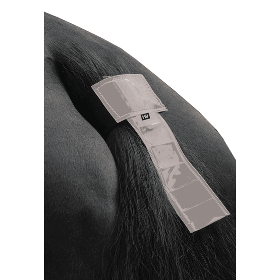 Hy Equestrian Silva Flash Reflective Tail Band - Reflective Silver - One Size