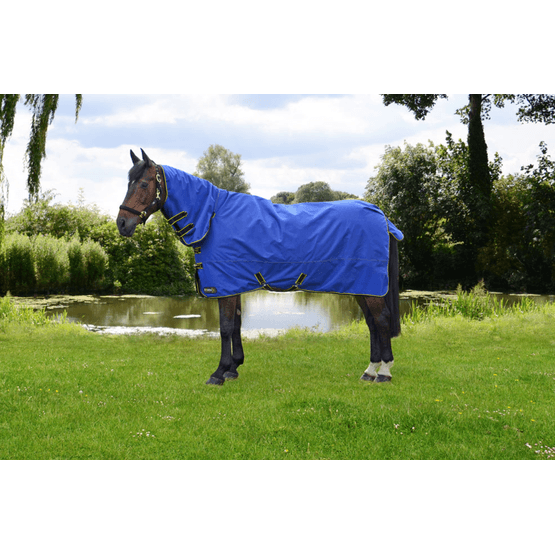 StormX Original 100 Combi Turnout Rug - Royal Blue/Navy/Yellow