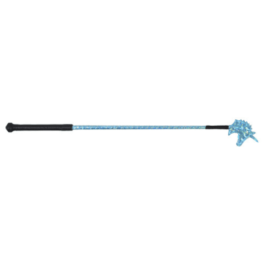 HySCHOOL Little Unicorn Shimmer Riding Whip - 65cm