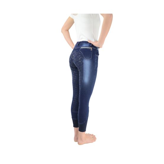 HyPERFORMANCE Cambridge Denim Look Breeches - Washed Denim