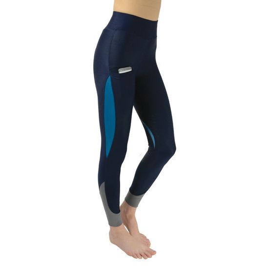 Hy Sport Active Silicone Riding Skins - Midnight Navy/Aegean Green
