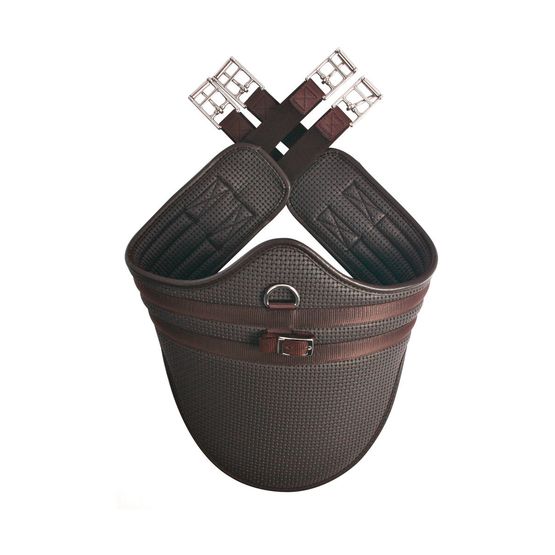 HyCOMFORT Waffle Stud Girth - Short - Brown