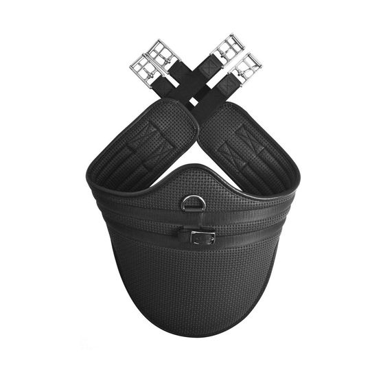 HyCOMFORT Waffle Stud Girth - Short - Black