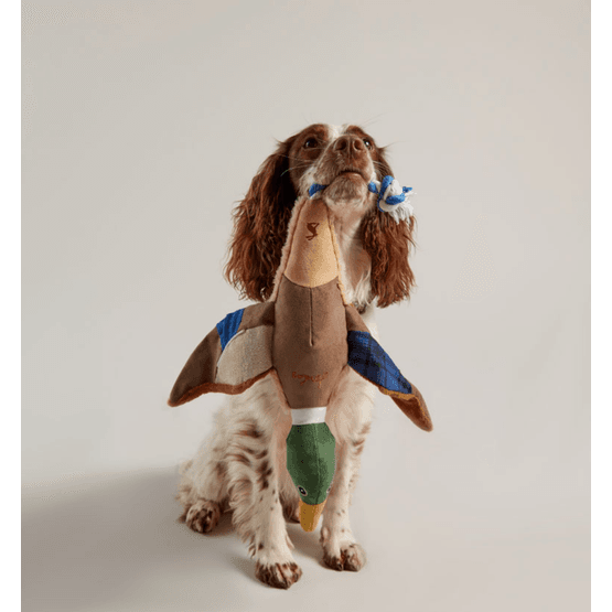 Joules Plush Printed Duck Pet Toy