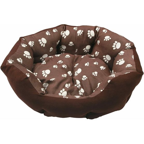 Companion Paw Print Dog Bed - 45 x 40 x 14cm