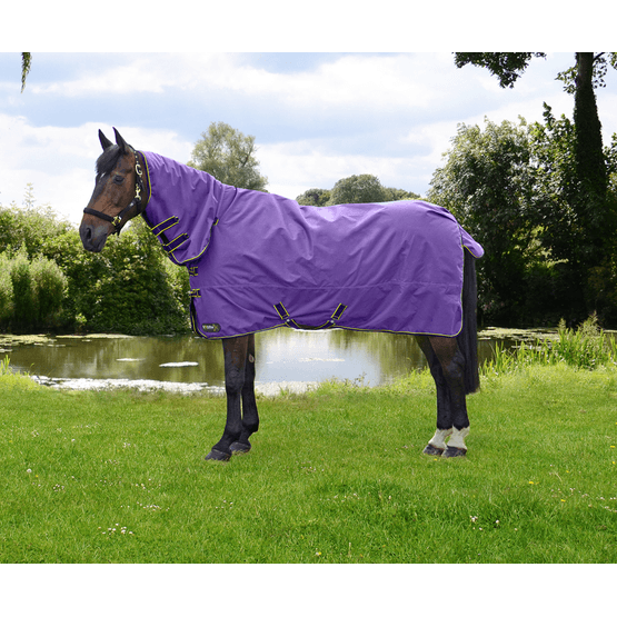 StormX Original 50 Combi Turnout Rug - Purple/Dark Purple/Yellow