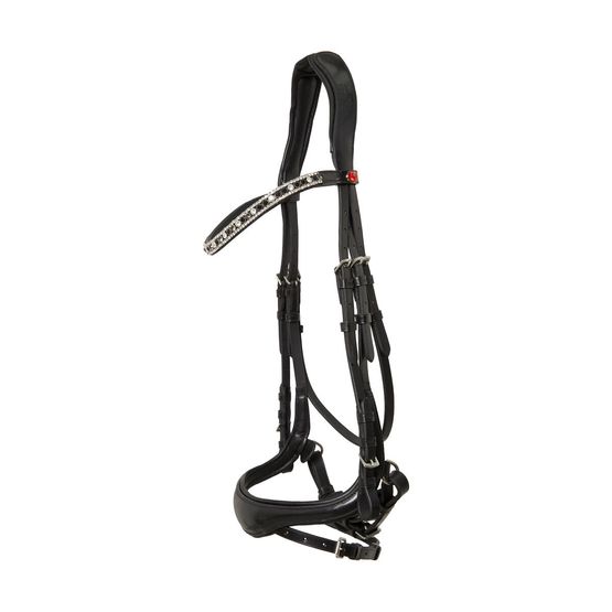 Kieffer Viola Snaffle Bridle - Black