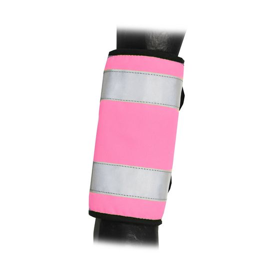 Reflector Horse Leg Wraps by Hy Equestrian - Pink