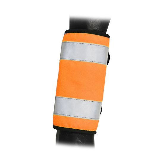Reflector Horse Leg Wraps by Hy Equestrian - Orange