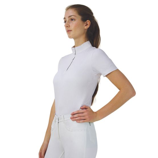 Hy Equestrian Suki Show Shirt - White