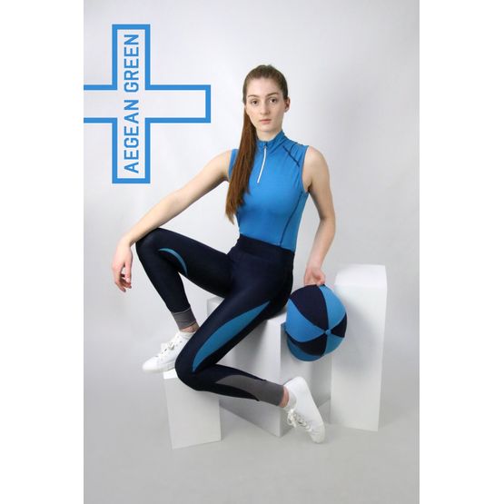 Hy Sport Active Sleeveless Top - Aegean Green