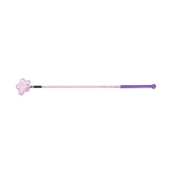 HySCHOOL Riding Whip Glitter Flower - Purple