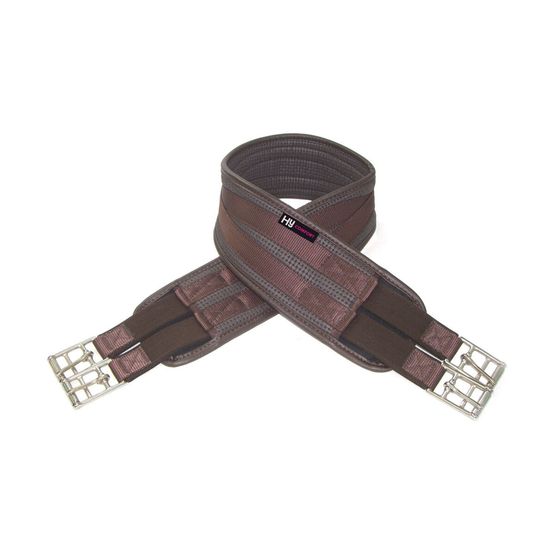 HyCOMFORT Waffle Girth - Brown - elasticated one end