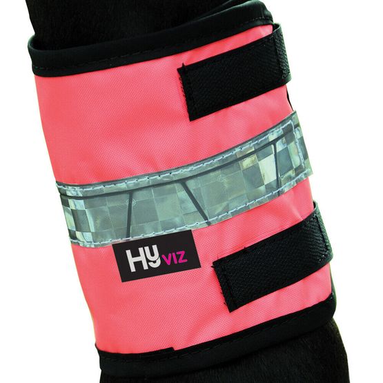 HyVIZ Leg Bands - Pink/Black