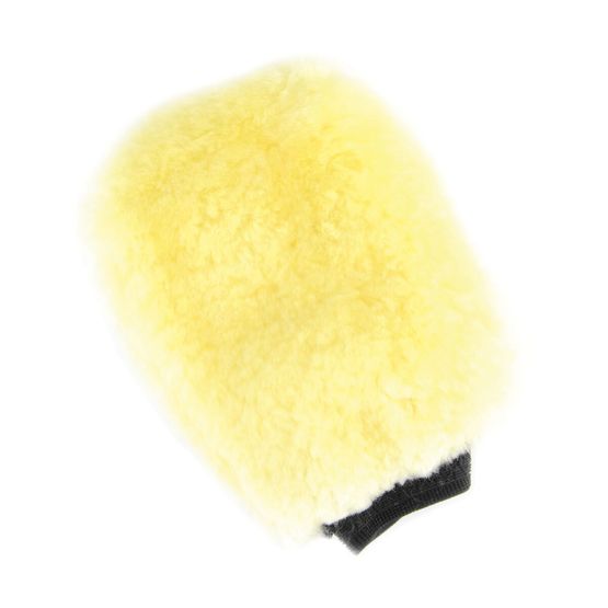 Lincoln Sheepskin Grooming Mitt - Natural Wool