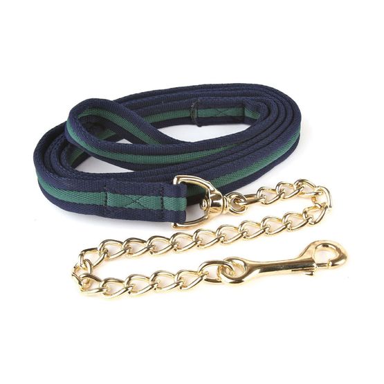 Hy Soft Webbing Lead Rein with Chain