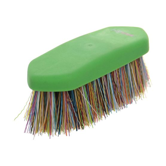 HySHINE Multi Colour Dandy Brush - Green/Multi Colour - 16 x 6cm