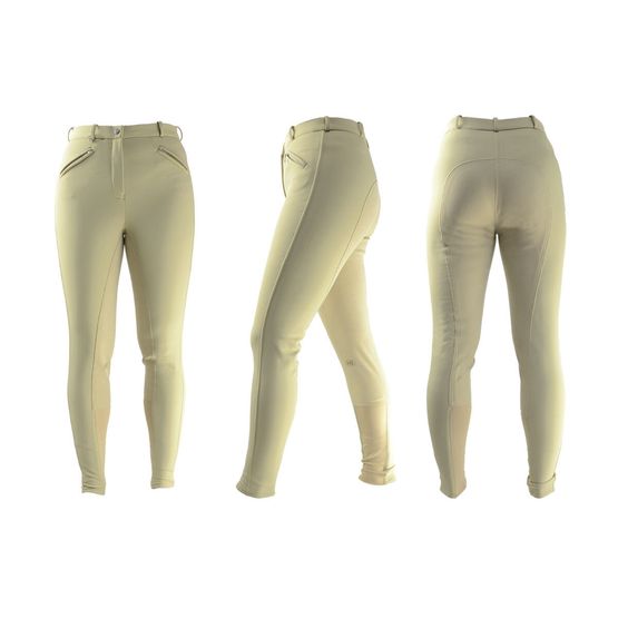 HyPERFORMANCE Softshell Winter Ladies Breeches - Beige