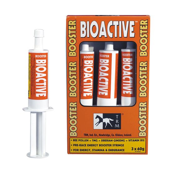 TRM Bioactive Pre-Race Horse Booster - 3 x 60g Syringe