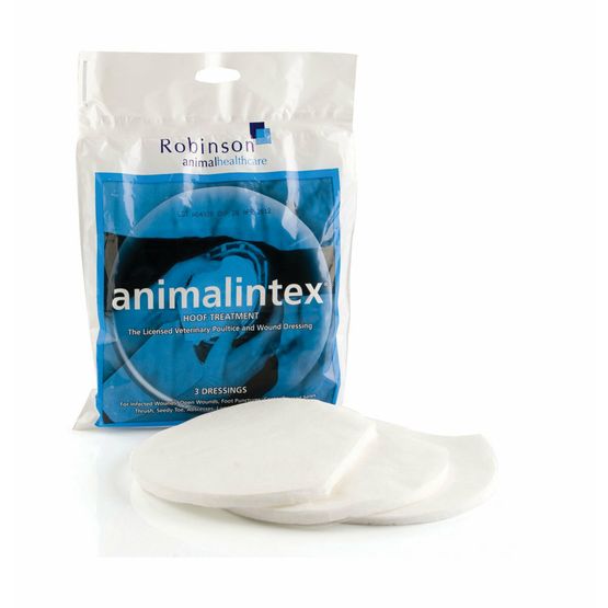 Animalintex Hoof Treatment - 12 Packs x 3 Dressings - 14 x 13.5cm